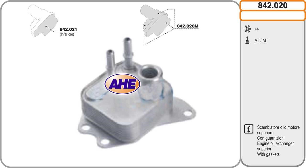 AHE 842.020 Oil Cooler, engine oil 842020