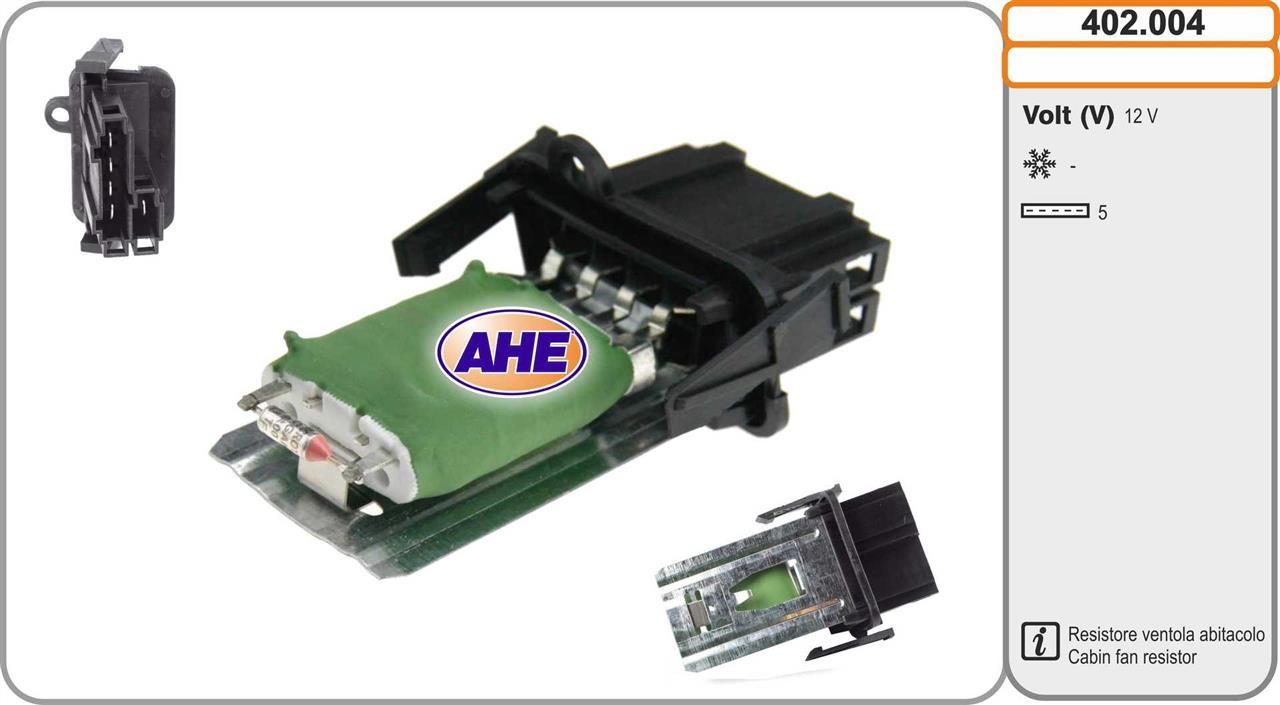 AHE 402.004 Pre-resistor, electro motor radiator fan 402004