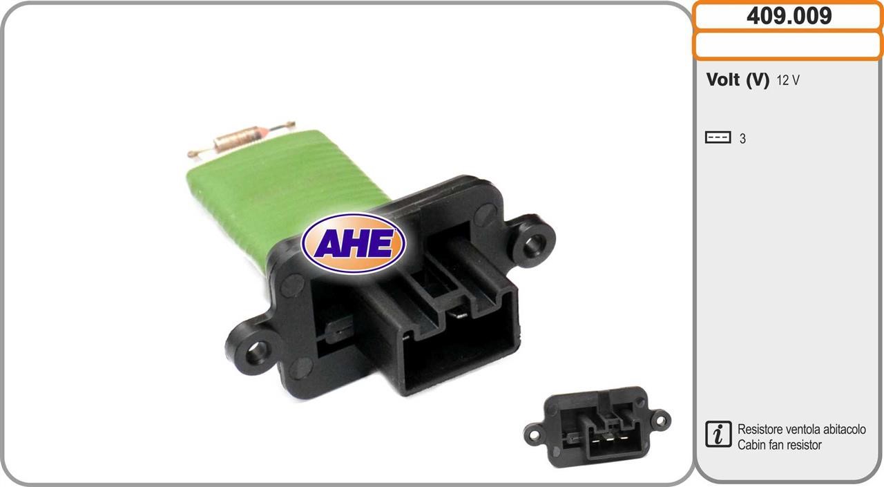 AHE 409.009 Pre-resistor, electro motor radiator fan 409009
