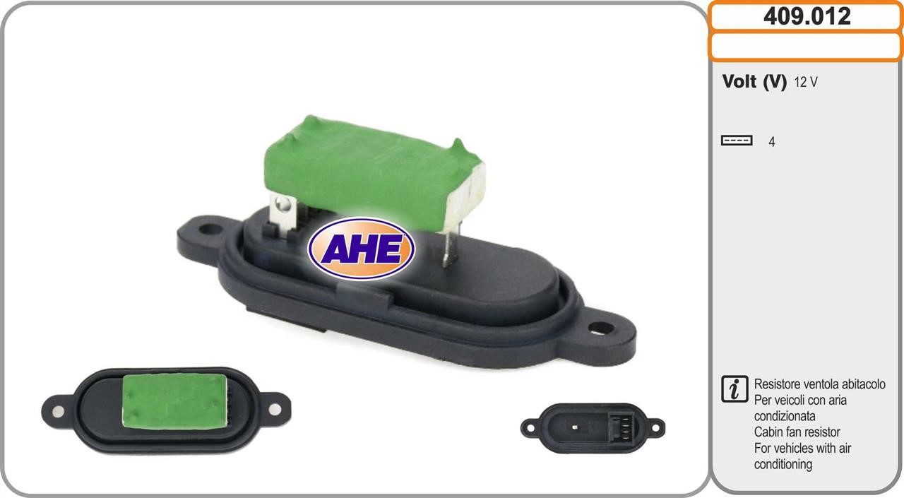 AHE 409.012 Pre-resistor, electro motor radiator fan 409012