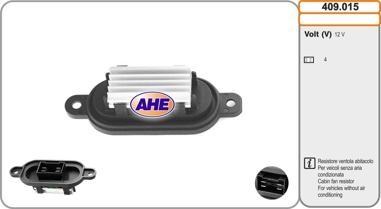 AHE 409.015 Pre-resistor, electro motor radiator fan 409015