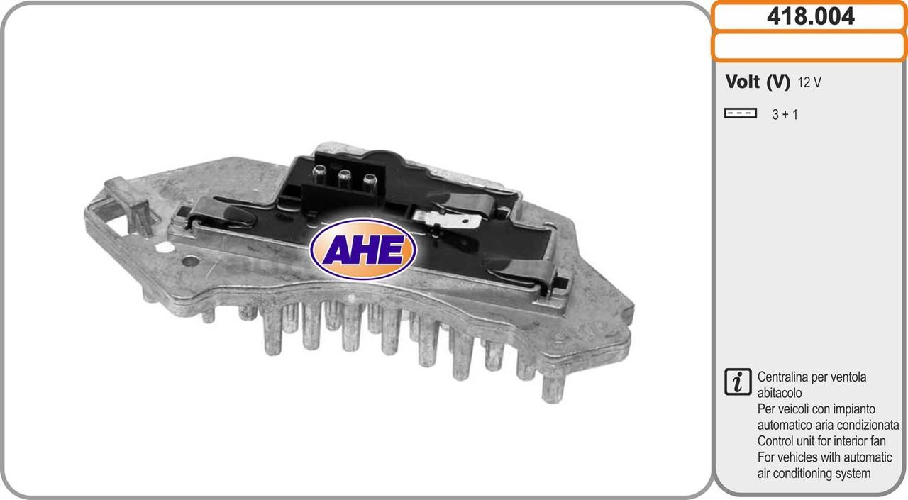 AHE 418.004 Control Unit, electric fan (engine cooling) 418004