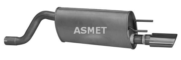 Rear exhaust silencer Opel Meriva: 05192 Asmet End Silencer