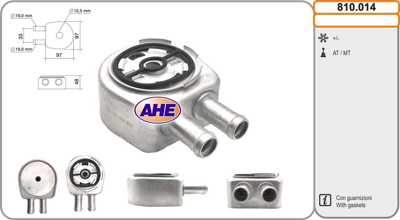 AHE 810.014 Oil Cooler, engine oil 810014