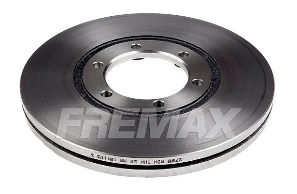 Fremax BD2700 Front brake disc ventilated BD2700