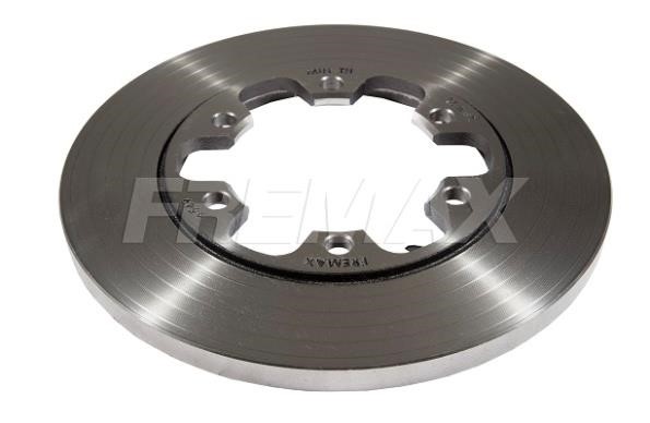 Fremax BD6549 Rear brake disc, non-ventilated BD6549
