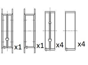 FAI BM1067-STD Crankshaft Bearings BM1067STD