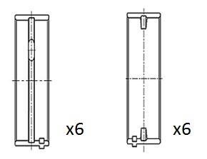 FAI BM1062-STD Crankshaft Bearings BM1062STD