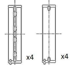FAI BM1017-STD Crankshaft Bearings BM1017STD