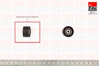 FAI T9387 Tensioner pulley, timing belt T9387