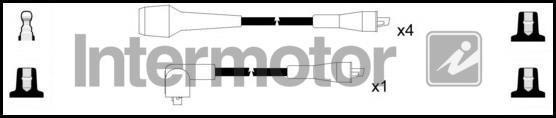 Intermotor 76033 Ignition cable kit 76033