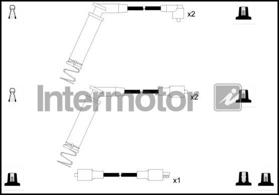 Intermotor 73633 Ignition cable kit 73633