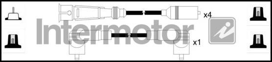 Intermotor 73819 Ignition cable kit 73819