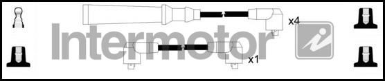 Intermotor 73092 Ignition cable kit 73092