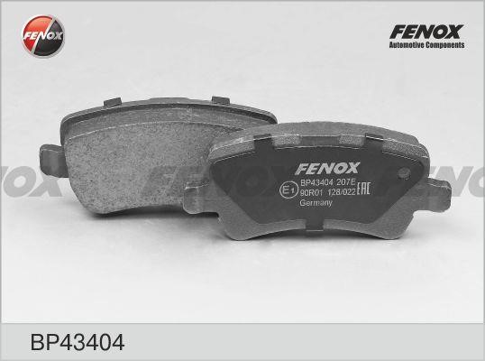 Fenox BP43404 Brake Pad Set, disc brake BP43404