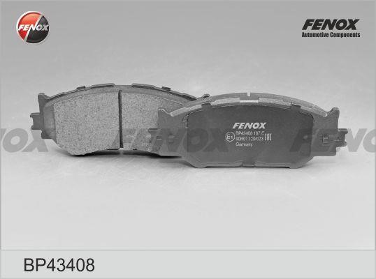 Fenox BP43408 Brake Pad Set, disc brake BP43408