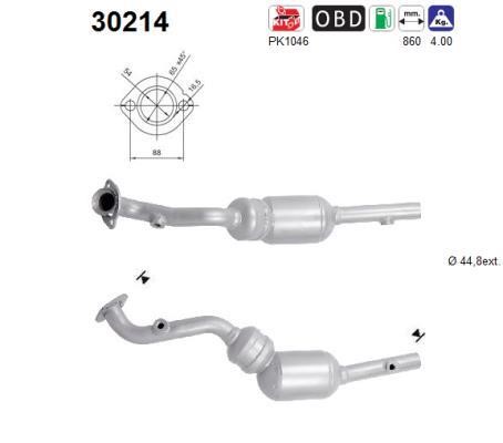 30214 As Catalytic Converter
