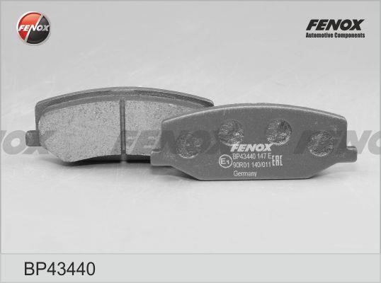 Fenox BP43440 Brake Pad Set, disc brake BP43440