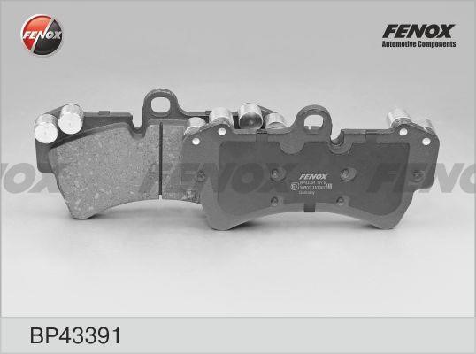 Fenox BP43391 Brake Pad Set, disc brake BP43391