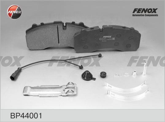 Fenox BP44001 Brake Pad Set, disc brake BP44001