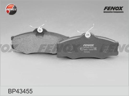 Fenox BP43455 Brake Pad Set, disc brake BP43455