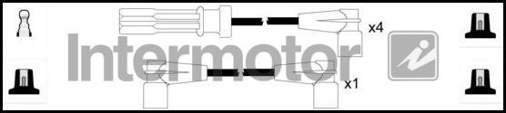 Intermotor 73328 Ignition cable kit 73328