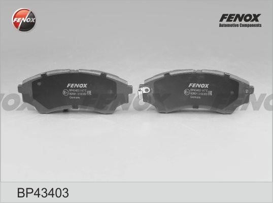 Fenox BP43403 Brake Pad Set, disc brake BP43403