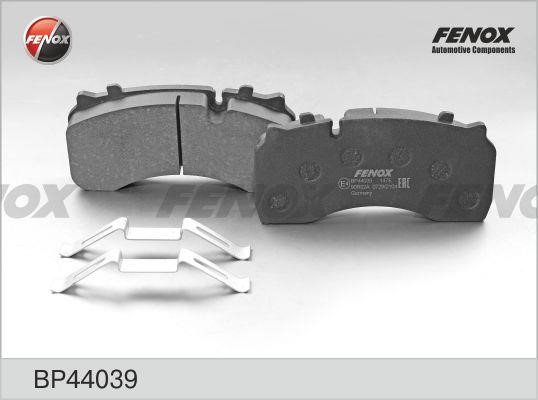 Fenox BP44039 Brake Pad Set, disc brake BP44039