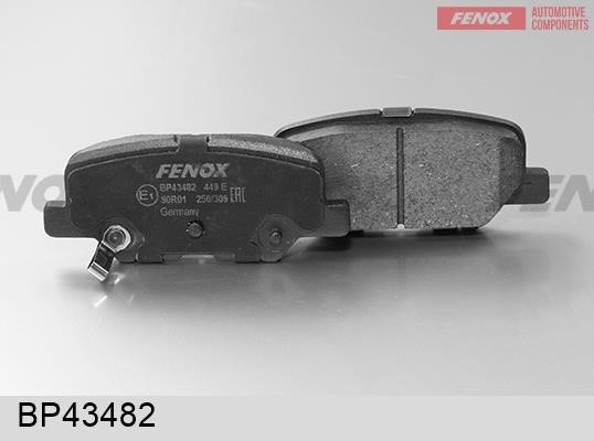 Fenox BP43482 Brake Pad Set, disc brake BP43482