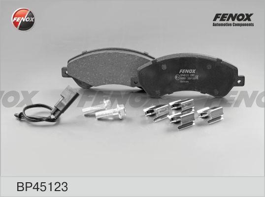Fenox BP45123 Brake Pad Set, disc brake BP45123