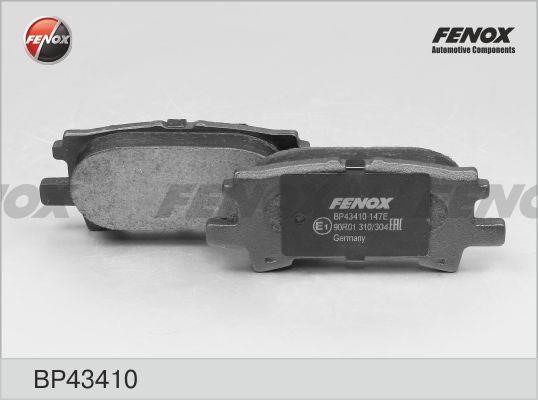 Fenox BP43410 Brake Pad Set, disc brake BP43410