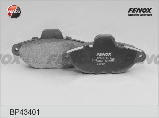 Fenox BP43401 Brake Pad Set, disc brake BP43401