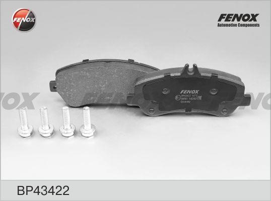 Fenox BP43422 Brake Pad Set, disc brake BP43422
