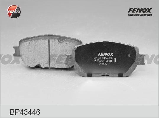 Fenox BP43446 Brake Pad Set, disc brake BP43446