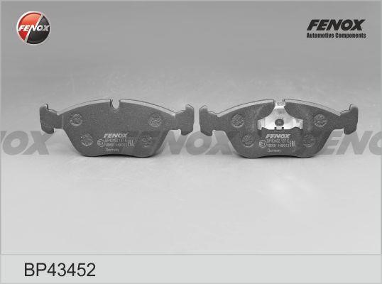 Fenox BP43452 Brake Pad Set, disc brake BP43452