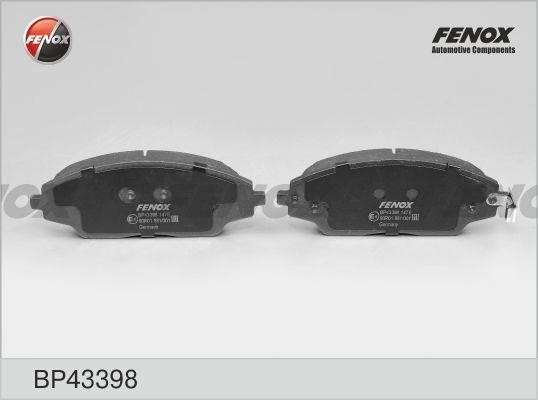 Fenox BP43398 Brake Pad Set, disc brake BP43398