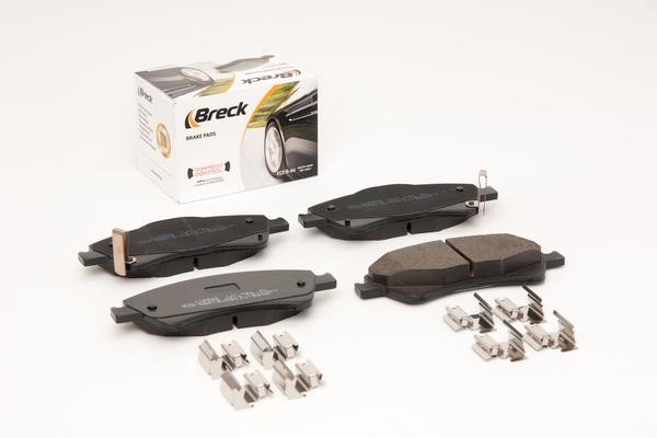 Brake Pad Set, disc brake Breck 24668 00 701 00