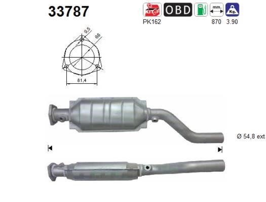 As 33787 Catalytic Converter 33787