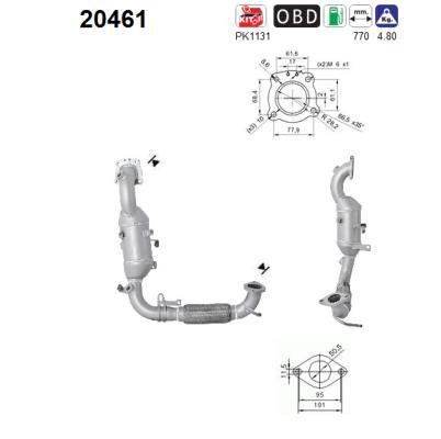 20461 As Catalytic Converter