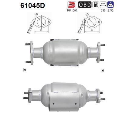 As 61045D Catalytic Converter 61045D