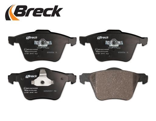 Breck Brake Pad Set, disc brake – price 185 PLN
