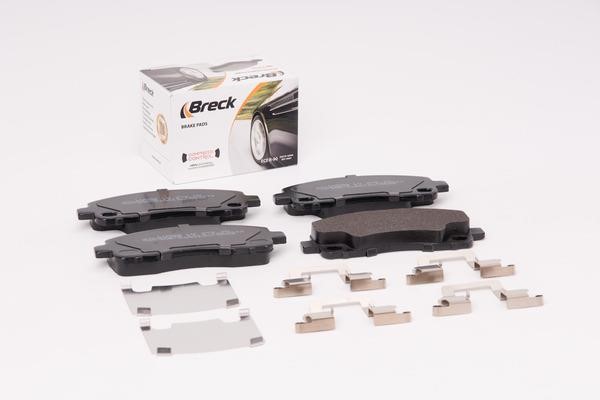 Brake Pad Set, disc brake Breck 29238 00 703 00