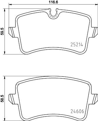 Don PCP1304 Brake Pad Set, disc brake PCP1304