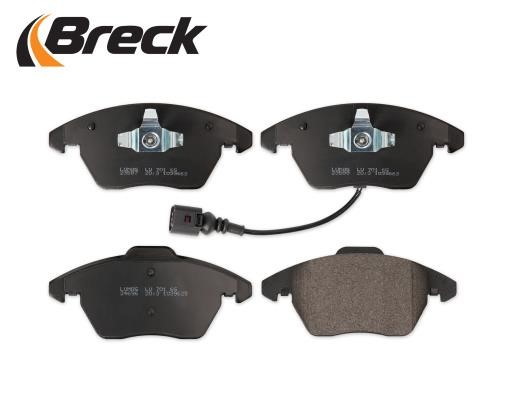 Brake Pad Set, disc brake Breck 24696 00 701 10