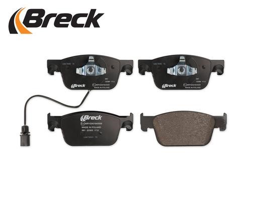 Breck Brake Pad Set, disc brake – price 190 PLN