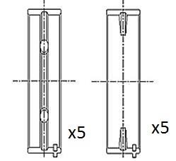FAI BM1035-STD Crankshaft Bearings BM1035STD