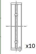 FAI BM1052-020 Crankshaft Bearings BM1052020
