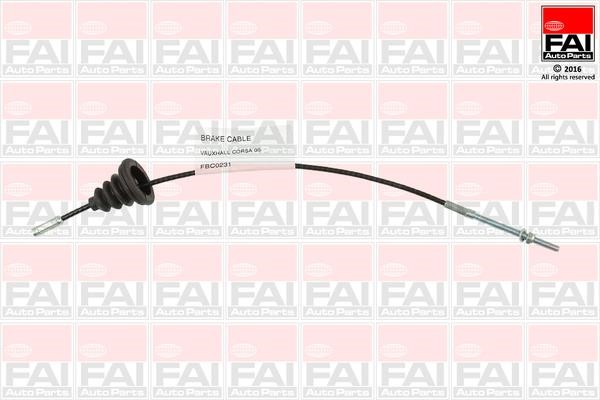 FAI FBC0231 Cable Pull, parking brake FBC0231