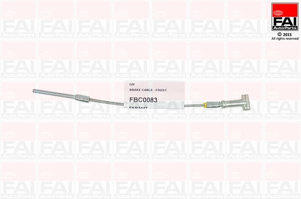 FAI FBC0083 Cable Pull, parking brake FBC0083