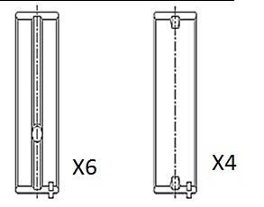 FAI BM1044-STD Crankshaft Bearings BM1044STD